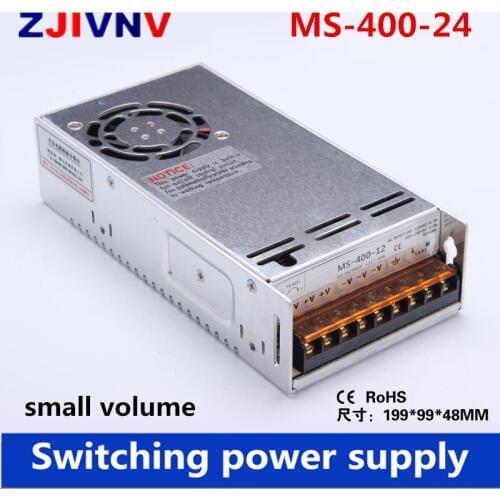 High quality 400W 24V 16A single output Mini size Switching Power Supply small volume AC-DC smps MS-400-24