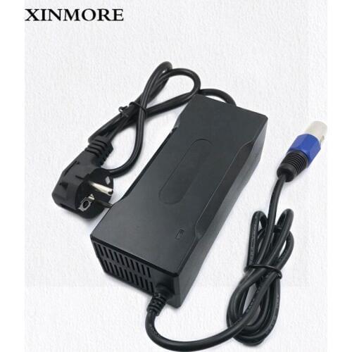 XINMORE Charger 42V 3A Scooter Lithium Li-ion Battery Charger Bike AC-DC 36V 3A for Switch Bicycle Electric Tool XLB Plug