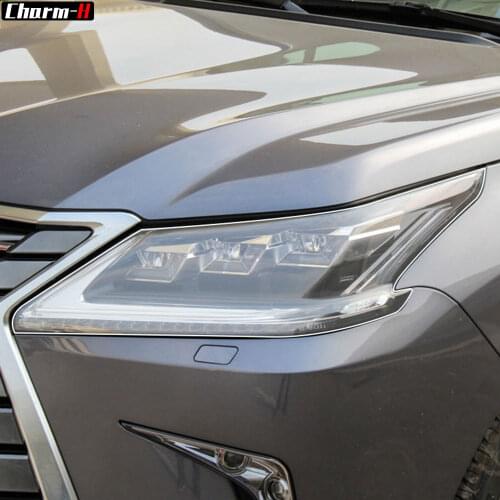 Car Headlight Protective Film Taillight Transparent TPU Decal Sticker for Lexus LX570 2015 2016 2017 2018 2019 2020 Accessories