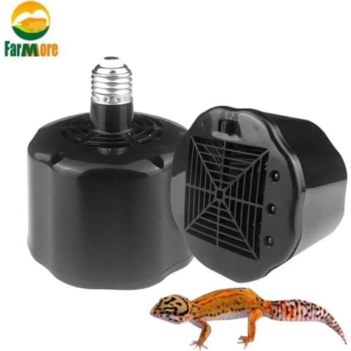 1-2Pcs Heating Lamp Animal Warm Light For Reptile Lizard Tortois Snake Temperature Controller Reptile Heater Tools 100-300W