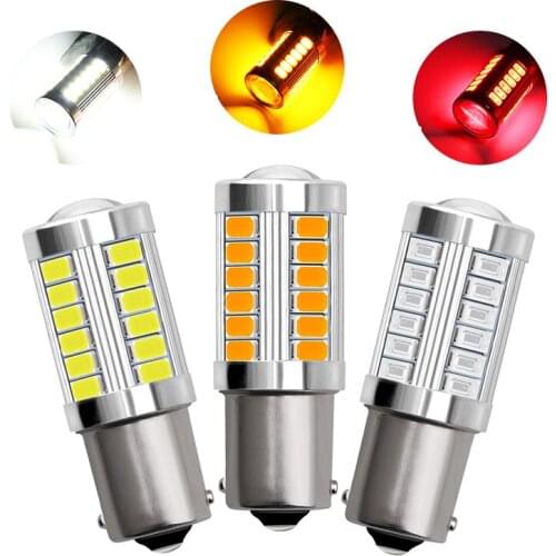1pcs 1156 BA15S P21W 1157 P21/5W BAY15D BAU15S PY21W LED Car Tail Bulb Brake Lights Reverse Lamp Daytime Running Signal Light