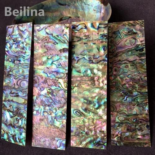 2pcs DIY 14cm/4cm/0.5mm New Zealand Abalone Shell Sheet for Musical Instrument Accessories and Home Crafts Decoration Materials