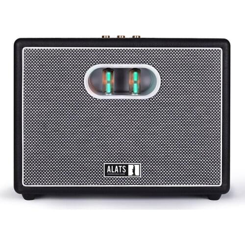Alats 100W Classic Retro BT5.0 USB HiFi Speaker System Vacuum Tube Display Bluetooths WiFi Vintage Speaker