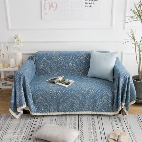 Sofa Throw Blanket Thicken Chenille Blanket Throws on Sofa Cover Bed Plane Travel Soft Round Towel Nap Blankets