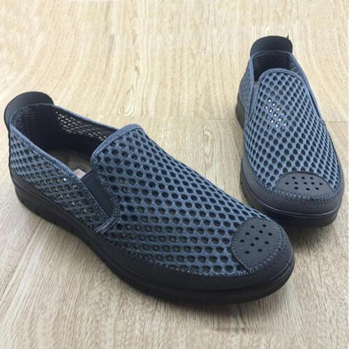 Mens Casual Shoes Sneakers Summer Breathable Mesh Men Shoes Soft Lightweight Non-slip Working Shoes Driving Shoes Men Footwear
