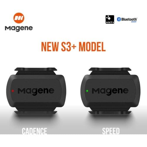 Magene S3+ Speed Cadence Sensor ANT+ Bluetooth Computer Speed Meter For Garmin IGPSPORT Bryton Dual Sensor Bike Computer ZWIFT