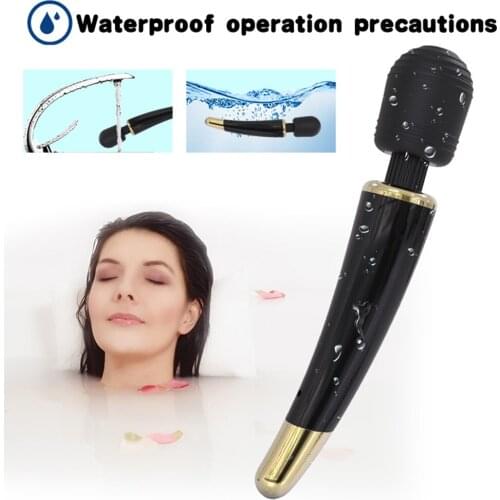 Rhino Horn Massage Stick USB Charging Vibrator Female Masturbation Frequency Conversion Large Av Massage Stick