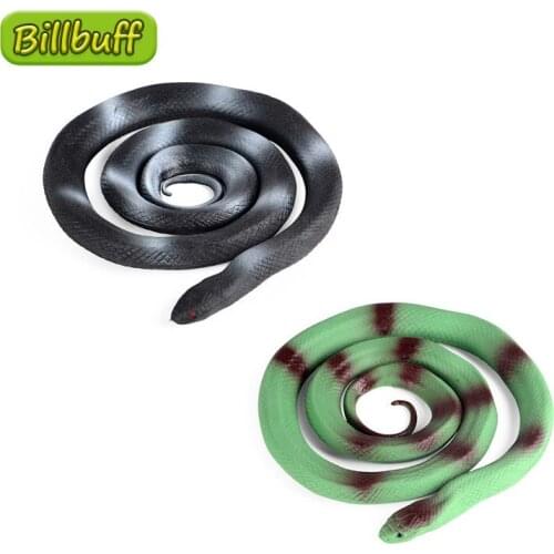 Simulation Reptiles Animal PVC Solid Snake Model Action Figures Collection Miniature Cognition Educational Toy for Children Gift