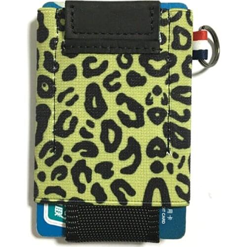 2021 New Elastic Minimalist Wallet Men Genuine Leather Slim Front Pocket Credit Card Holder with Cash & Key For Men And Women