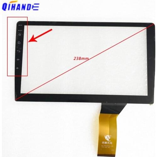 New GPS Glass 60Pin XC-PG1010-109 FPC-A0 for Car DVD Player GPS navigation capacitive Lens Touch screen Digitizer panel Sensor