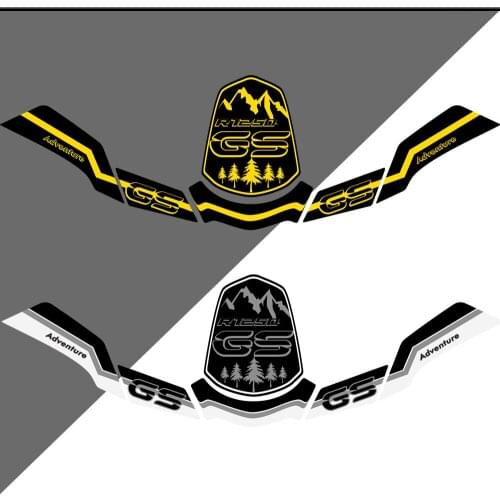 For BMW R1250GS R1250 R 1250 GS GSA HP Fender Front Beak Fairing Extension Wheel Extender Cover Stickers Windshield Handguard