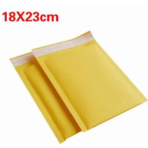 18*23cm Kraft Paper Bags Food Tea Gift Bags Self Adhesive Seal Bag Party Wedding Supplies Wrapping Gift Takeout Eco-friendly Bag