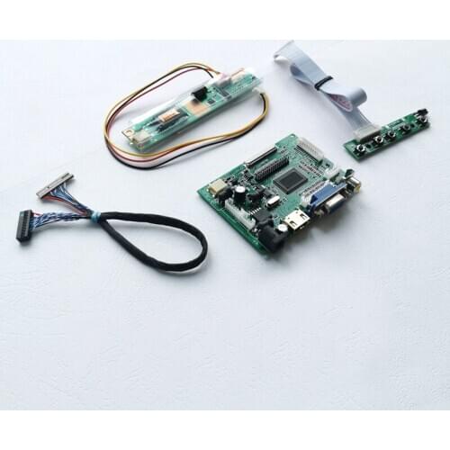 Fit LG LP150X04 series 1CCFL inverter 15" VGA 2AV 1024*768 LVDS 20-Pin laptop screen LCD display controller drive board set