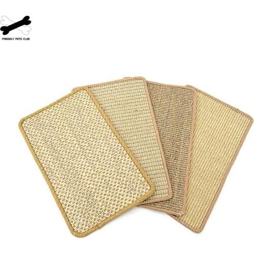 Natural Sisal 2 Styles For Cats Scratch Pad Seam Pet Cushion Sofa Protector Cat Bed Funny Climbing Tree Mat Random Color