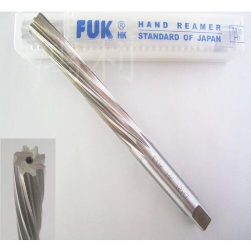 Made in Japan HSS hand spiral reamer 10 mm H7 precision