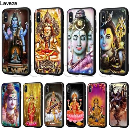 Lavaza Lord Shiva Hindu God Buddha India Mahakal Silicone Soft Case for iPhone 12 Mini 11 Pro XS Max XR X 8 7 6 6S Plus 5 5S SE