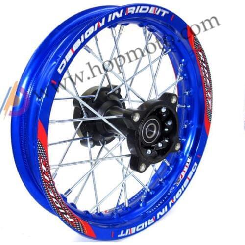 Blue Rims 1.85x12"inch for dirt bike pit bike KTM CRF Kayo BSE Apollo Rear Wheels spare parts