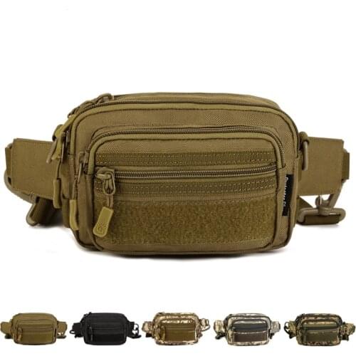 Waist Pack Outdoor Tactical Men Casual Functional Fanny Pack Women Belt Bum Bag Male Phone Wallet Pouch Bags Unisex Y112