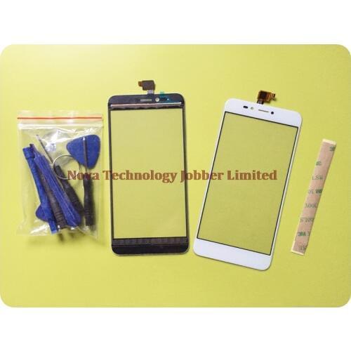 Wyieno For BQ 5504 BQ-5504 Sensor Phone Replacement Parts BQ5504 Touch Screen Digitizer Glass Panel + tracking
