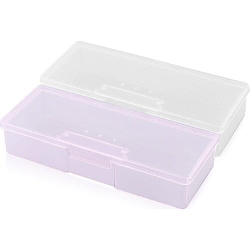 1Pcs Plastic With Lid Storage Box Ear Jewelry Special Tool Box Pen Battery Storage Box Household Small Items Storage Tool New