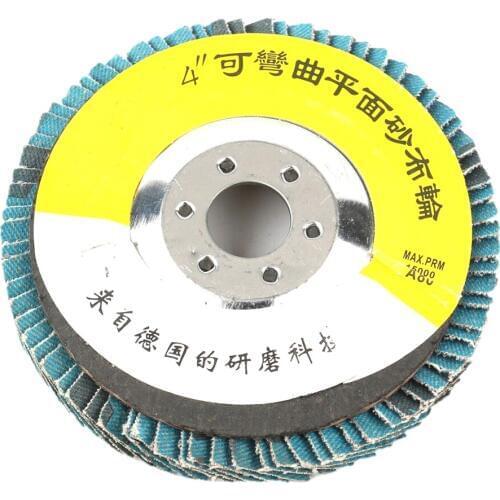 1PC Flap Discs4" 80 Grit Grinding Wheels Angle Grinder Sanding Discs Metal Plastic Wood Abrasive Tool