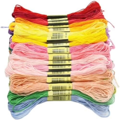 10 pieces cross stitch threads / cross stitch embroidery thread / Custom threads colors