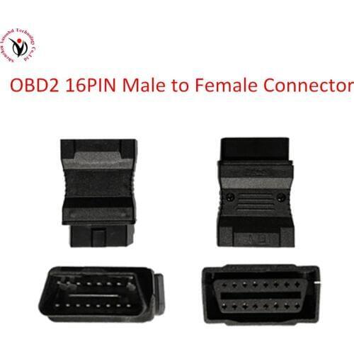 OBD2 16 Pin Male to Female Connector Adapter Diagnostic OBD II Plug Adapter Connector