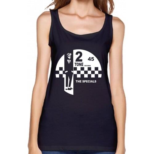 2 Tone Records Tanks The Specials Label Tanks Top Summer Vintage S-XXL Slim Graphic Cotton Basic Customize Tanks
