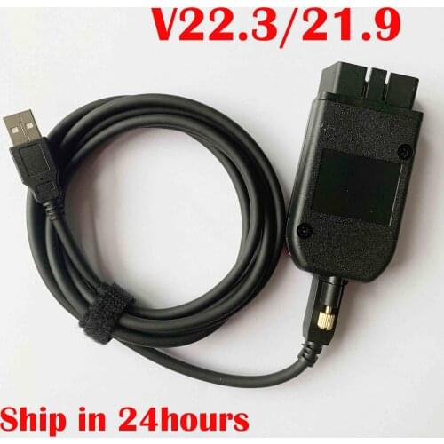 2021 V2 Super COM 21.3 HEX COM 20.12 Interface FOR VW AUDI Skoda Seat VAG 20.4 English French ATMEGA162 Diagnostics