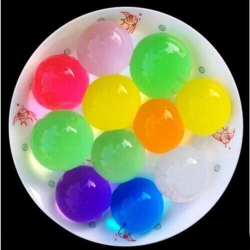30 Pcs/set Crystal EVA Absorbent Beads Soak Growing In The Water Jelly Ball Toys for Children Novelty Funny Toy Games Cute Toys