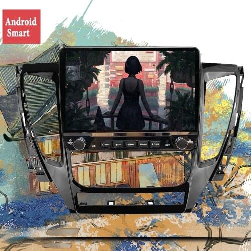 BIG Screen Android 10.0 car multimedia player For MITSUBISHI PAJERO 2016 2017 2018 2019 2020 Car GPS head unit radio stereo