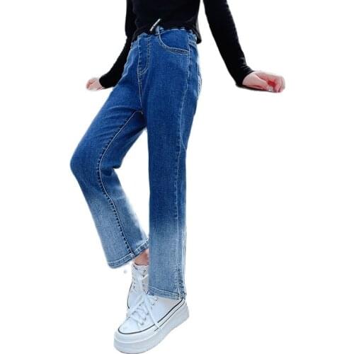 Школьные джинсы для девочек Cutyome China At AliExpress