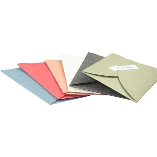 Colored wax sealing vanilla paper wedding invitation envelope big size