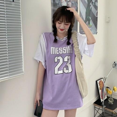 DAYIFUN Short Sleeve Women's T-Shirts