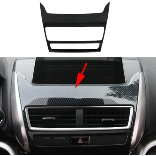 Car Center Dashboard Navigation Frame Cover Decoration for Mitsubishi Eclipse Cross 2018-2020