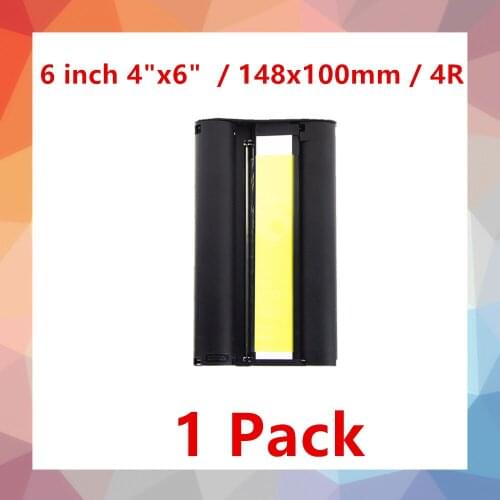 For Canon Selphy Color Ink Paper Set Compact Photo Printer CP1200 CP1300 CP910 CP900 3pcs Ink Cartridge KP 108IN KP-36IN