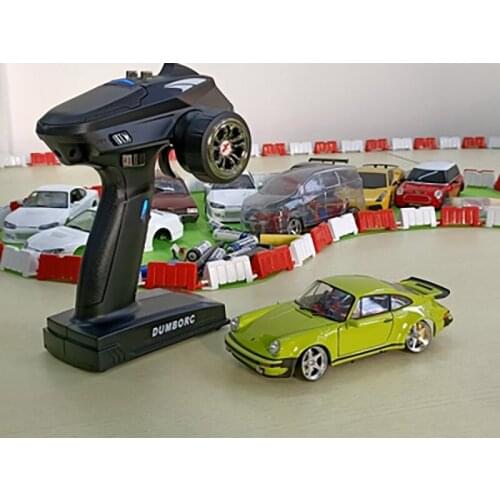 1/28 HGD1 RTR RWD Drift Racing RC Car Remote Control 6CH Carbon Fiber Outdoor Toys For Boys Gift Porsche 911 Turbo TH19512-SMT6