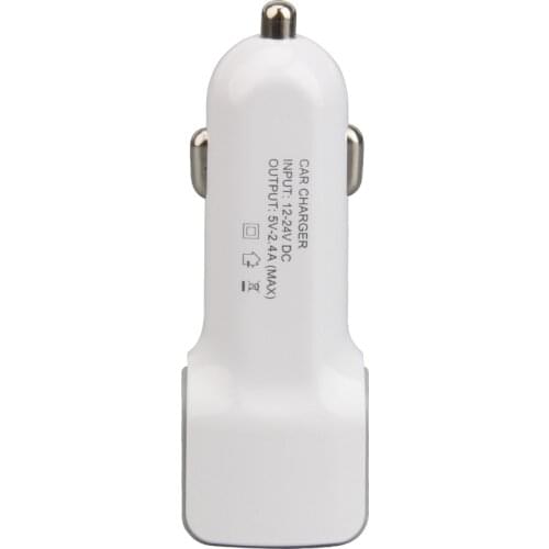 Mini Fast Dual USB Car Charger Adapter 2.1A Car Charging For Tablet Mobile Phone Car-Charger Double USB Phone Charger 100pcs