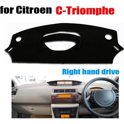 Car dashboard cover mat for Citroen C-Triomphe all the years Right hand drive dashmat pad dash covers dashboard accessories