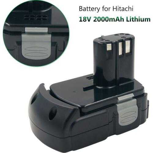 18V 2.0Ah Lithium Rechargeable Battery for Hitachi 18V Power Tools BCL1815 BCL1830 EBM1830 326240 326241