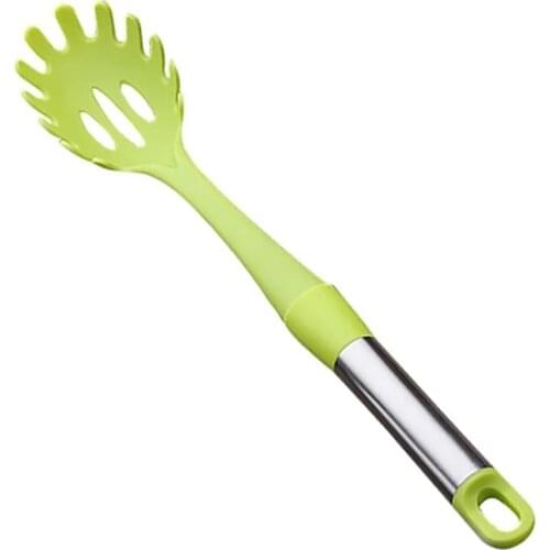 1pcs Spaghetti Server stainless steel Slotted Universal Spaghetti Serving Spoon Pasta Server Kitchen Tools