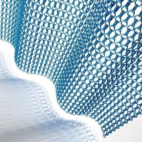 Multifunctional Aluminium Chain Link Mesh Curtain Walls for Shopping Mall