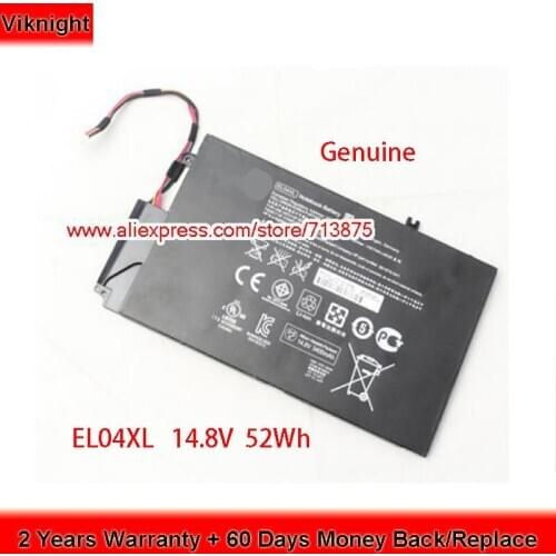 Genuine 14.8V 52Wh 681879-1C1 681949-001 EL04XL Battery for HP ENVY 4-1000 TPN-C102 Laptop