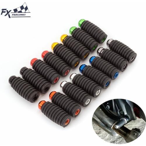 6mm CNC Motorcycle Footrest Gear Shift Lever Foot Peg Pedal For Honda cb190r forza 300 msx125 steed 400 cbf 600 vfr 750 cb1000r