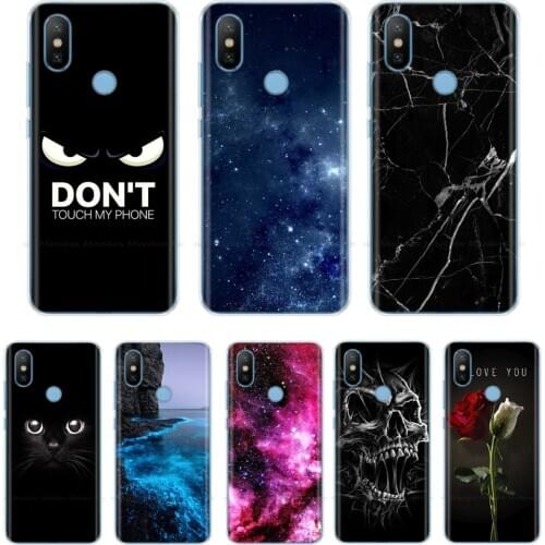 Silicone Phone Case for Xiaomi MI A2 LITE Case Full Protection Shell Soft Tpu Back Cover Cases for Xiomi MI A2 LITE Bumper Coque