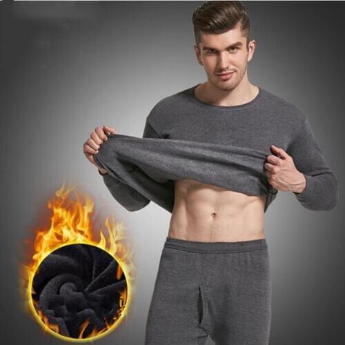 Keep Warm Mens Underwears Resist -50°C Thermal Underwear Long Johns For Male Winter Thick Thermo Underwear Sets Undershirts