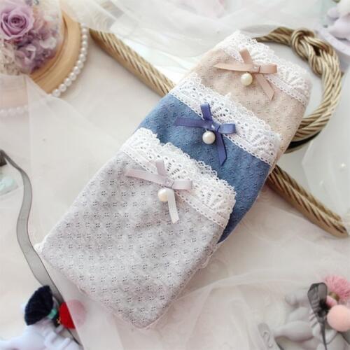 Plus Size Panties Womens Cotton Briefs Sexy Lace Kawaii Underwear Women Cotton Panties of Large Size with High Waist Female 7XL