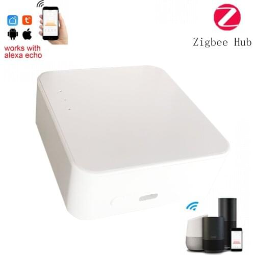 Tuya ZigBee Smart Gateway Hub Smart Home Bridge Smart Life APP Wireless Remote Controller Works with Alexa Google Home