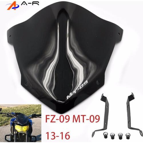 Windscreen Window Windshield for Yamaha FZ-09 MT-09 FZ09 MT09 MT 09 FZ 09 2013 2014 2015 2016 Wind Deflectors shield Screen