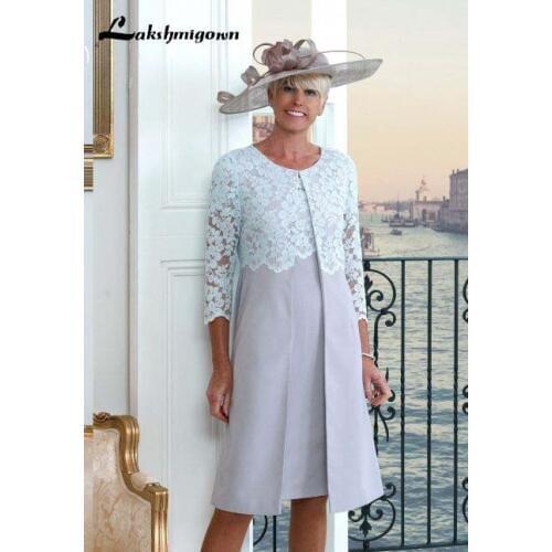 Mother Of The Bride Groom Dresses Set 2019 Vintage Lavender Jacket Outfit Wedding Party Gowns kurti vestidos de madrinha farsali